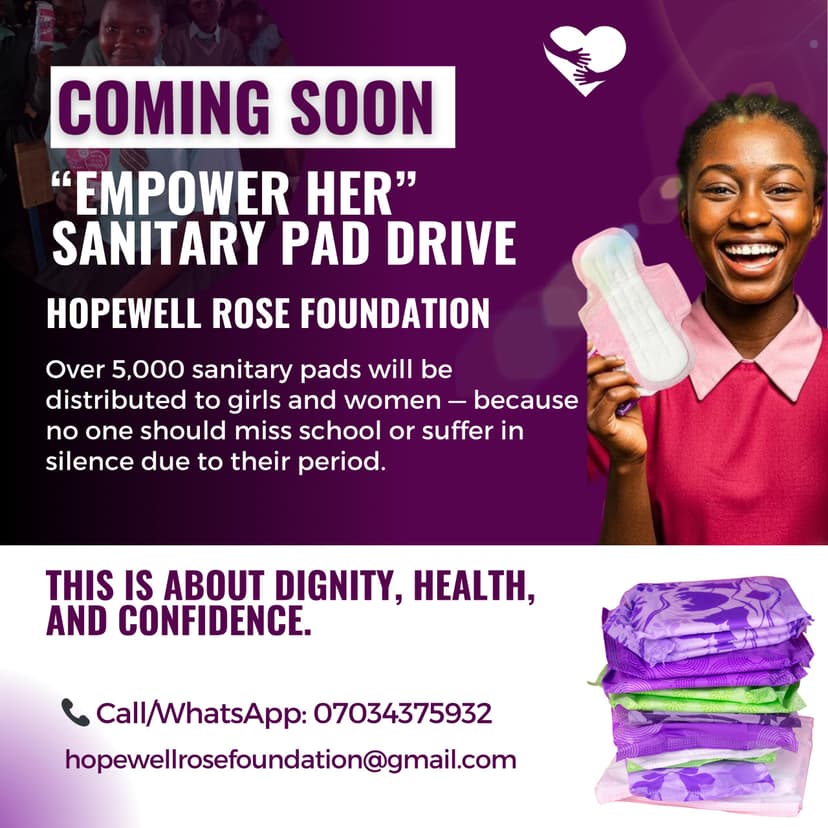 Sanitary Pad Drive